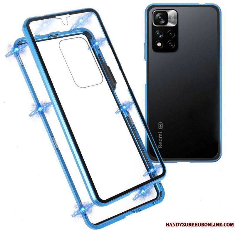 Coque Xiaomi Redmi Note 11 Pro Plus 5G Cadre Avant et Dos en Verre Trempé