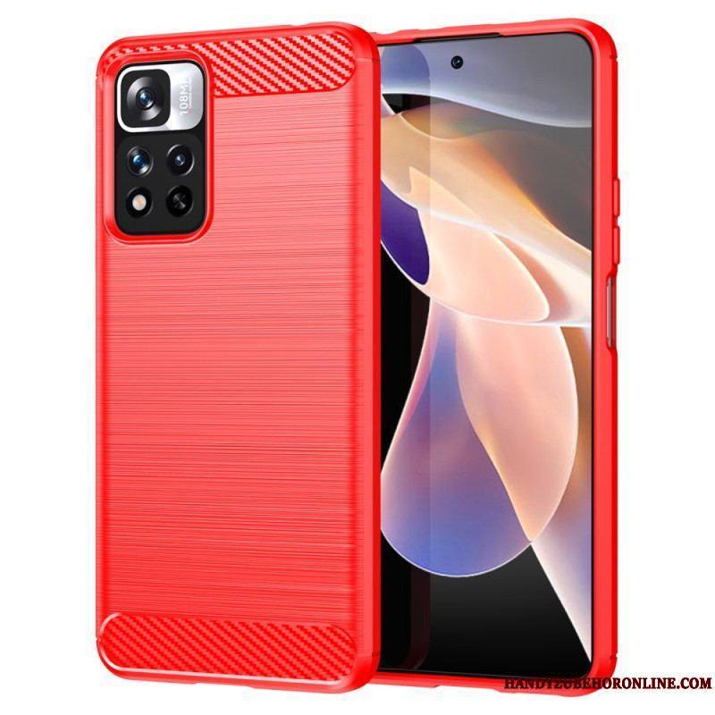 Coque Xiaomi Redmi Note 11 Pro Plus 5G Fibre Carbone Brossée