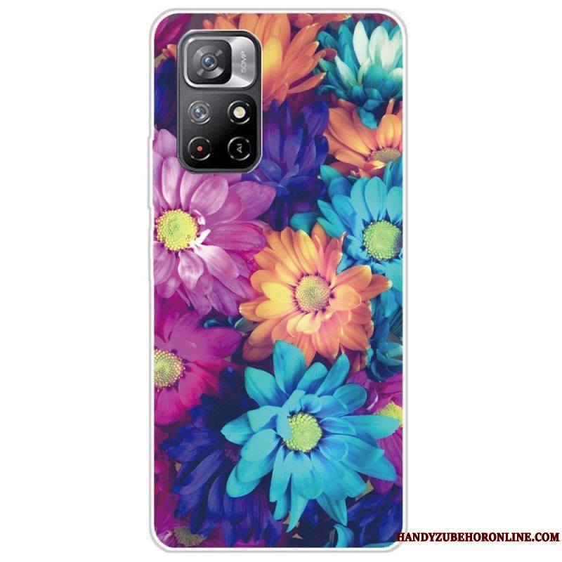 Coque Xiaomi Redmi Note 11 Pro Plus 5G Flexible Fleurs