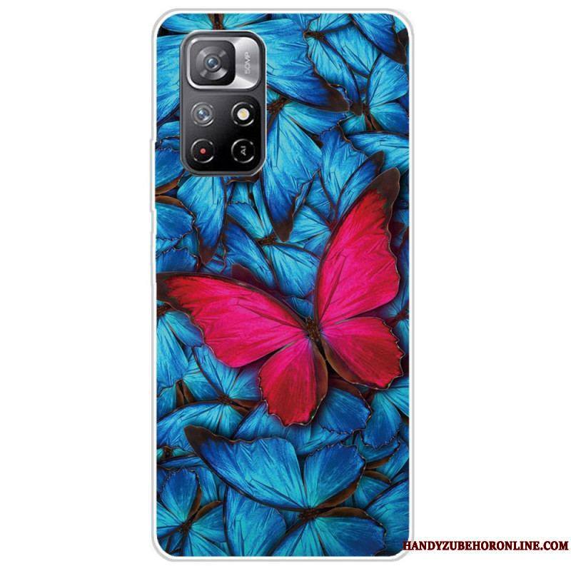 Coque Xiaomi Redmi Note 11 Pro Plus 5G Flexible Papillons