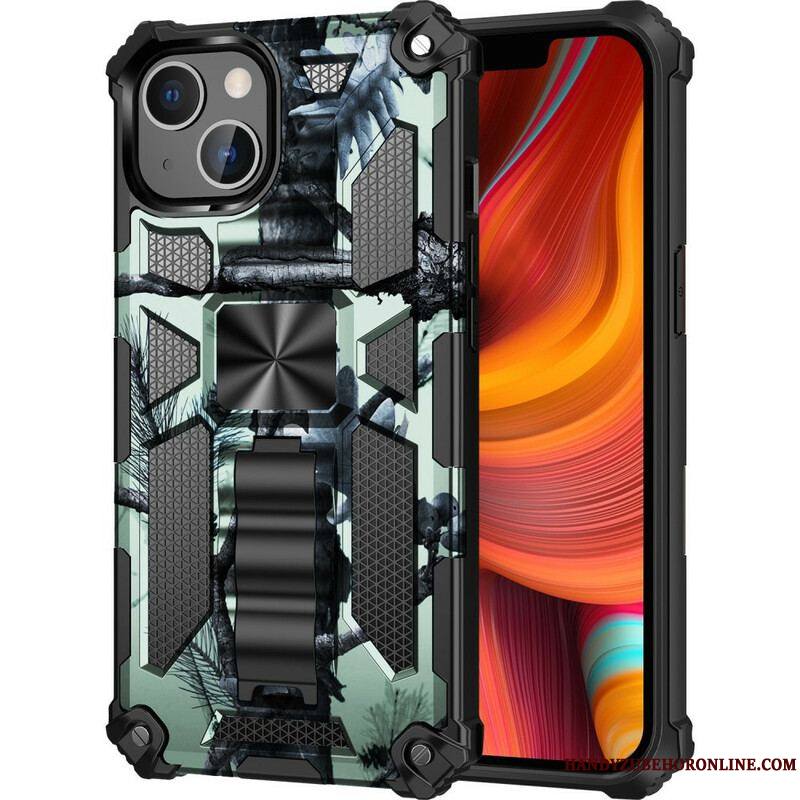 Coque iPhone 13 Mini Camouflage Support Amovible