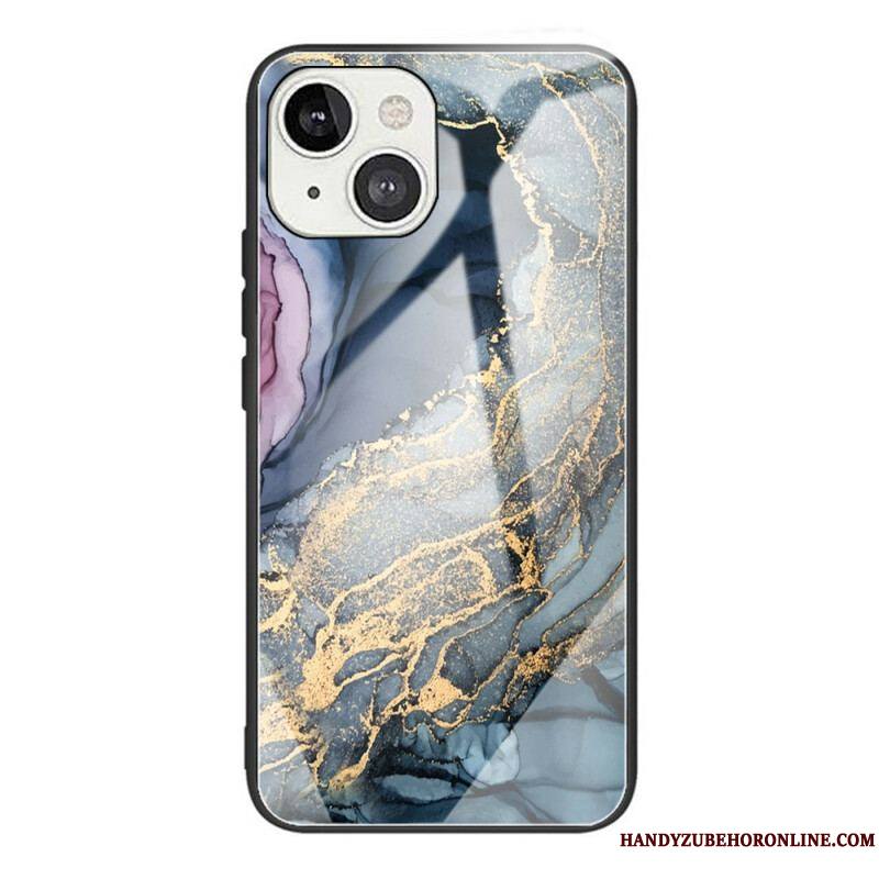 Coque iPhone 13 Mini Verre Trempé Marble