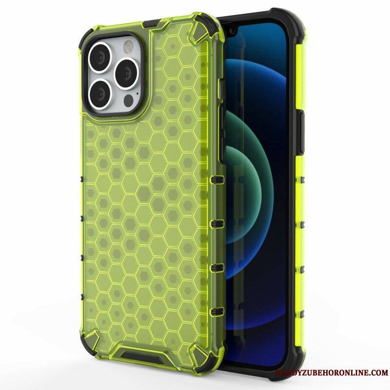 Coque iPhone 13 Pro Max Style Nid d'Abeille