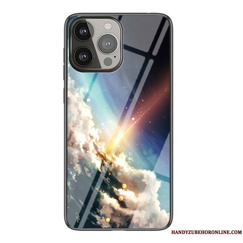 Coque iPhone 13 Pro Verre Trempé Starry Sky