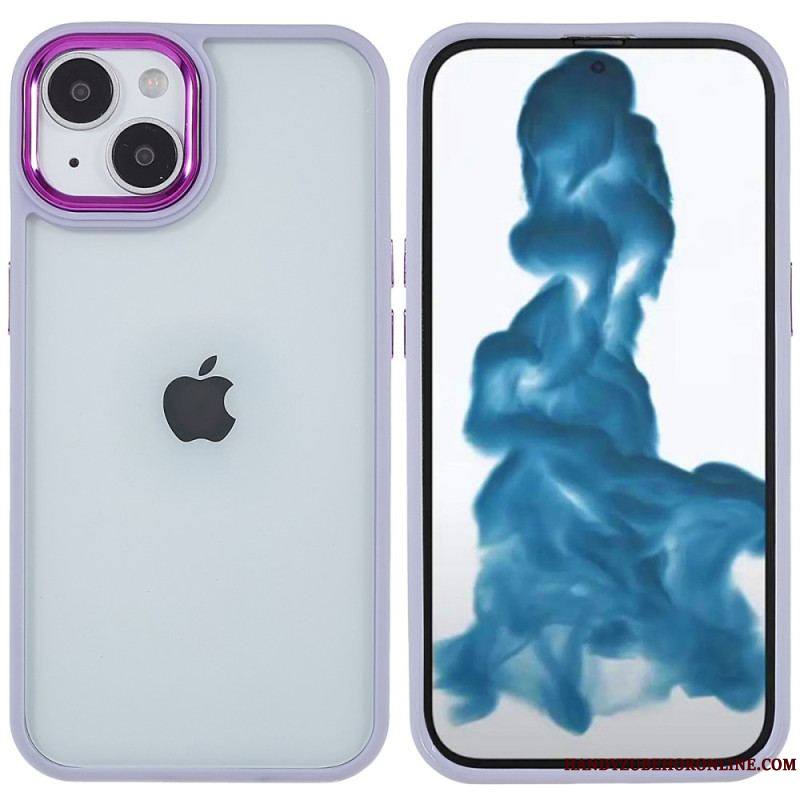 Coque iPhone 14 Plus Acrylique Rebords Silicone