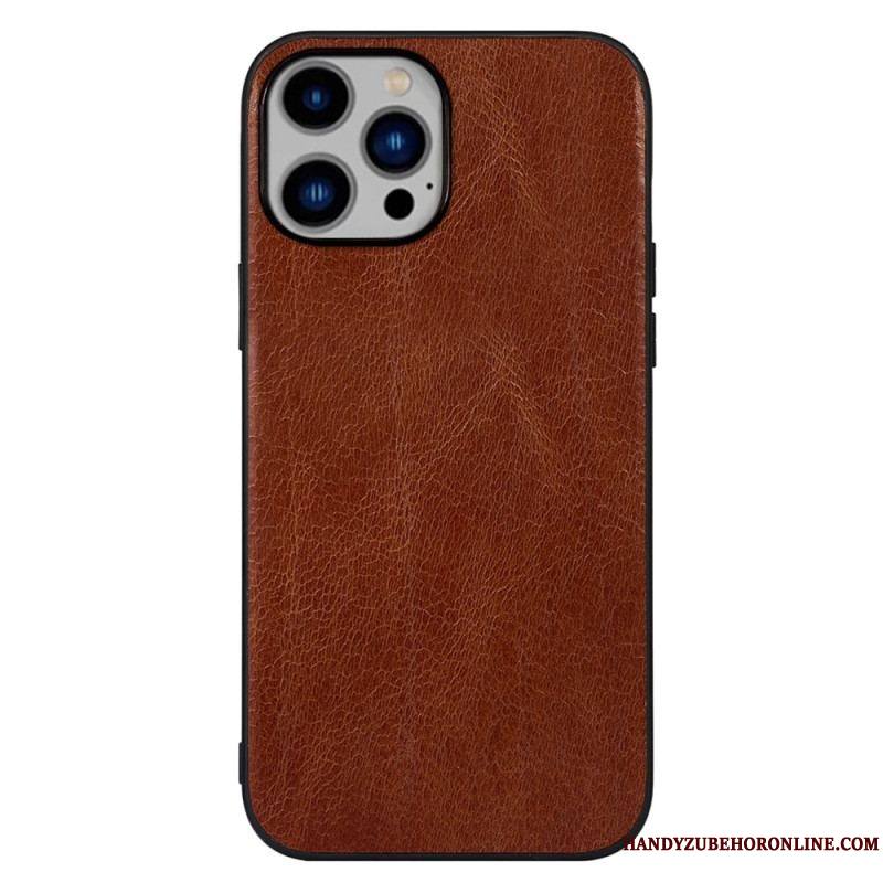 Coque iPhone 14 Plus Cuir Véritable