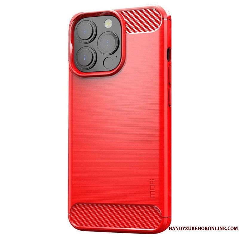 Coque iPhone 14 Pro Fibre Carbone Brossée MOFI