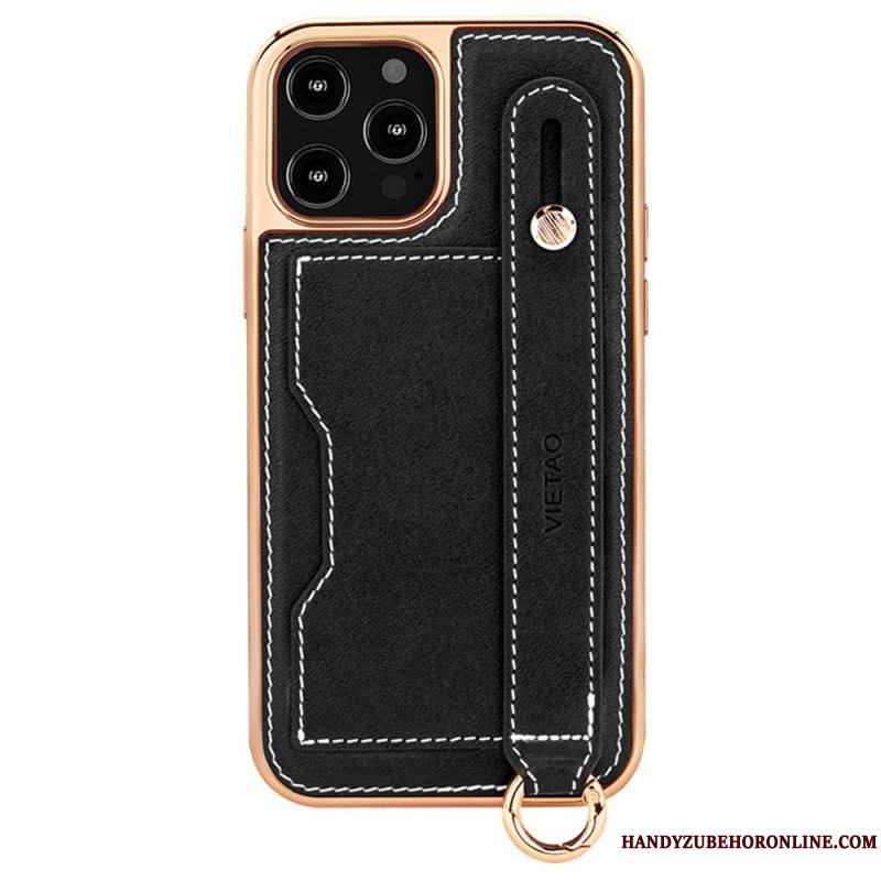 Coque iPhone 14 Pro Max Porte-Carte avec Sangle Support Vietao