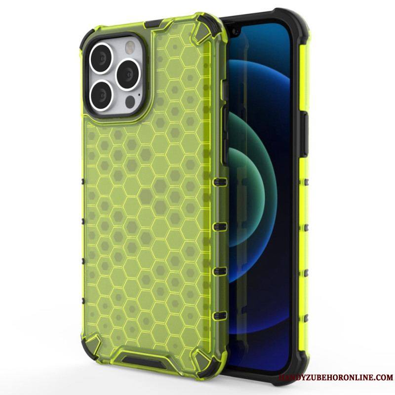 Coque iPhone 14 Pro Max Style Nid d'Abeille