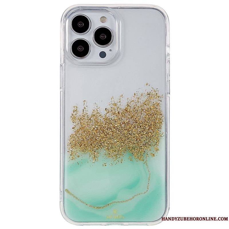 Coque iPhone 14 Pro Paillettes Art