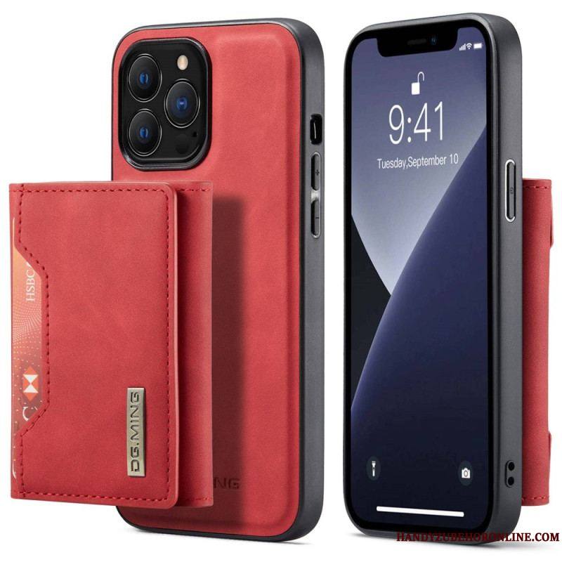 Coque iPhone 14 Pro Porte-Cartes Détachable DG.MING