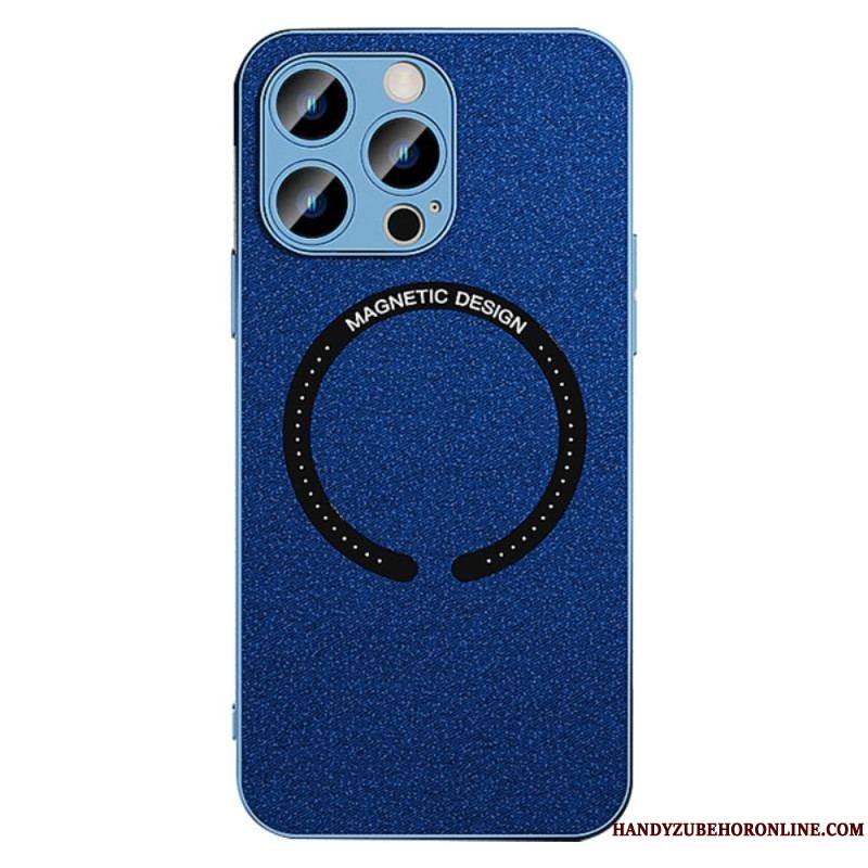 Coque iPhone 14 Pro Simili Cuir Compatible Magsafe