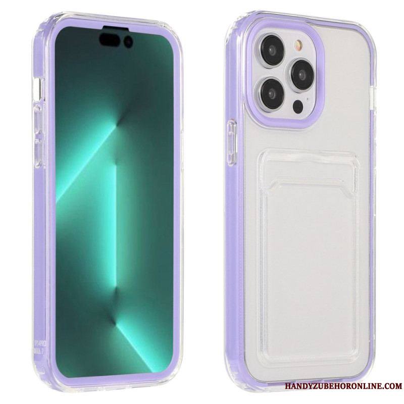 Coque iPhone 14 Pro Transparente Porte-Carte