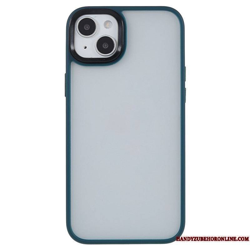 Coque iPhone 15 Plus Dos Acrylique et Rebords Silicone