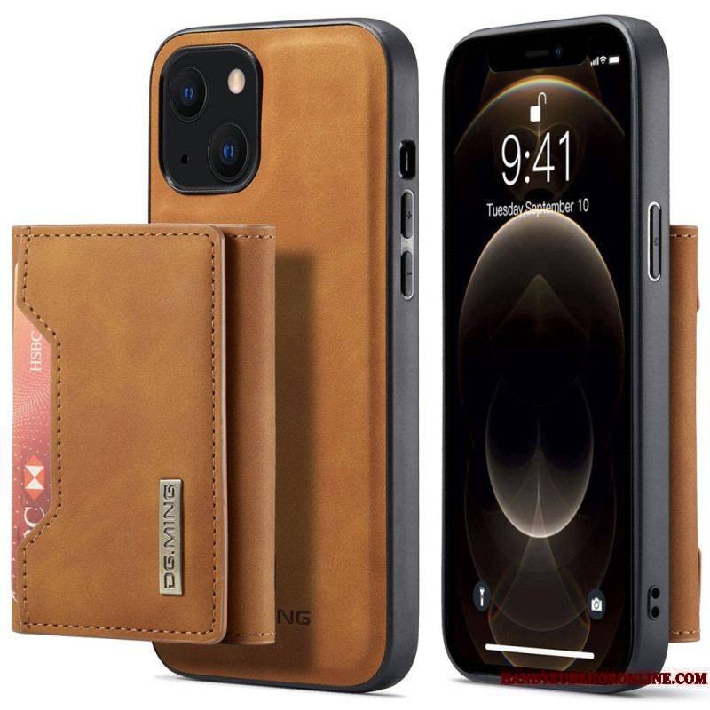 Coque iPhone 15 Plus Porte-Cartes Détachable DG.MING