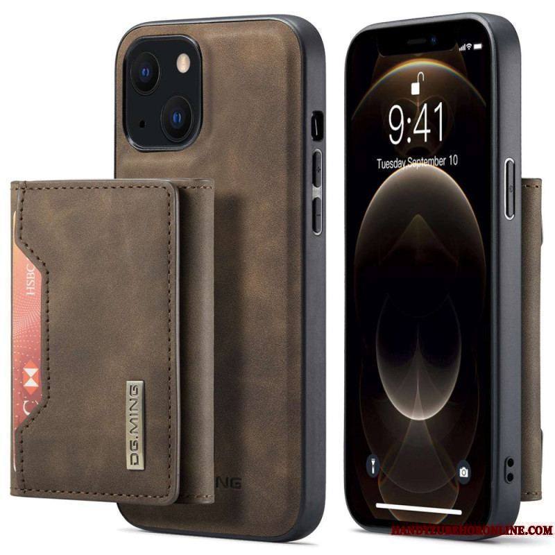 Coque iPhone 15 Plus Porte-Cartes Détachable DG.MING