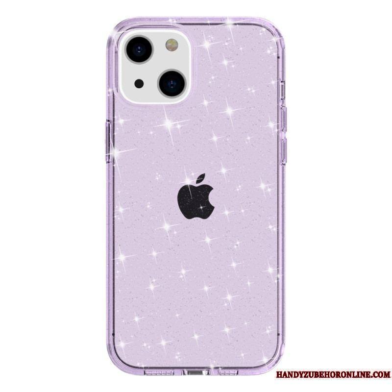 Coque iPhone 15 Transparente Paillettes