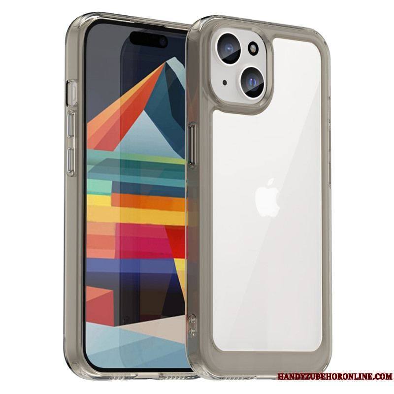 Coque iPhone 15 Transparente Rebords Silicone