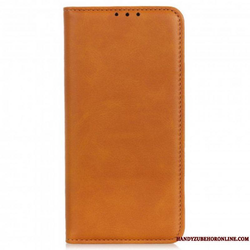 Flip Cover Motorola Edge 20 Pro Cuir Fendu Design