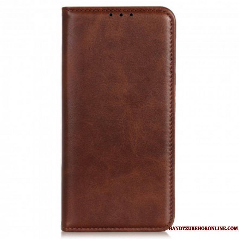 Flip Cover Motorola Edge 20 Pro Cuir Fendu Design