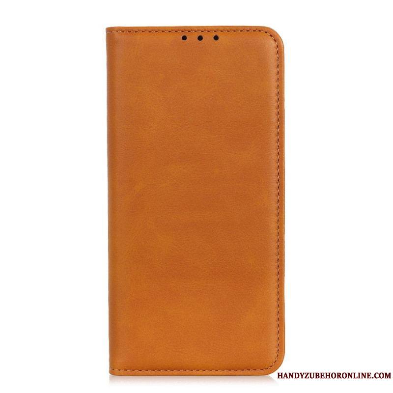 Flip Cover Samsung Galaxy A13 5G / A04s Cuir Fendu