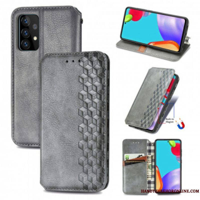 Flip Cover Samsung Galaxy A52 4G / A52 5G / A52s 5G Effet Cuir Texture Diamant