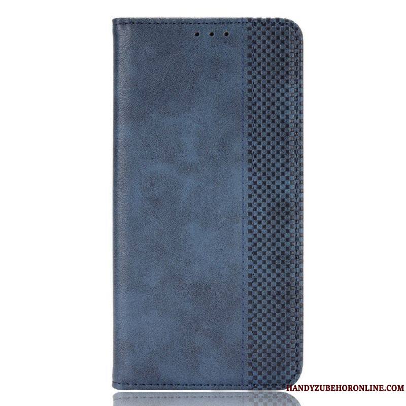 Flip Cover Samsung Galaxy M23 5G Effet Cuir Vintage Stylisé