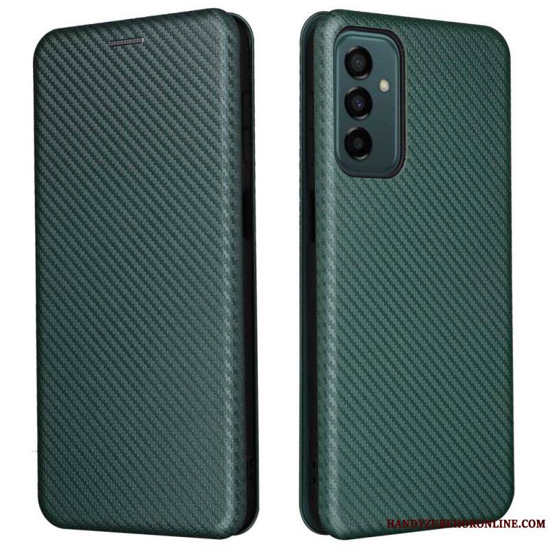 Flip Cover Samsung Galaxy M23 5G Fibre Carbone