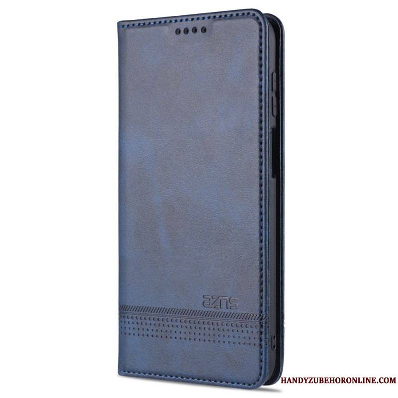 Flip Cover Samsung Galaxy M32 Style Cuir AZNS