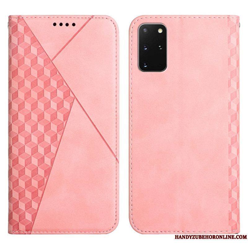 Flip Cover Samsung Galaxy S20 Plus / S20 Plus 5G Effet Cuir Géo