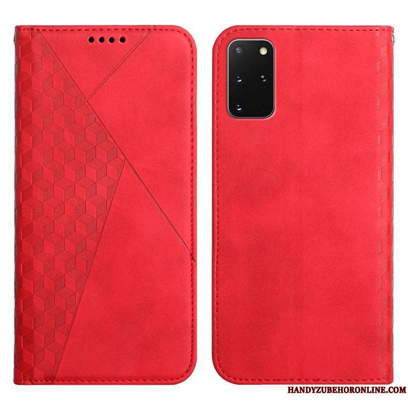 Flip Cover Samsung Galaxy S20 Plus / S20 Plus 5G Effet Cuir Géo