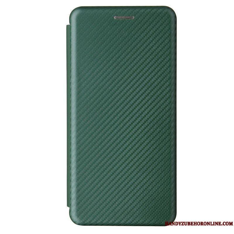 Flip Cover Samsung Galaxy S21 5G Fibre Carbone