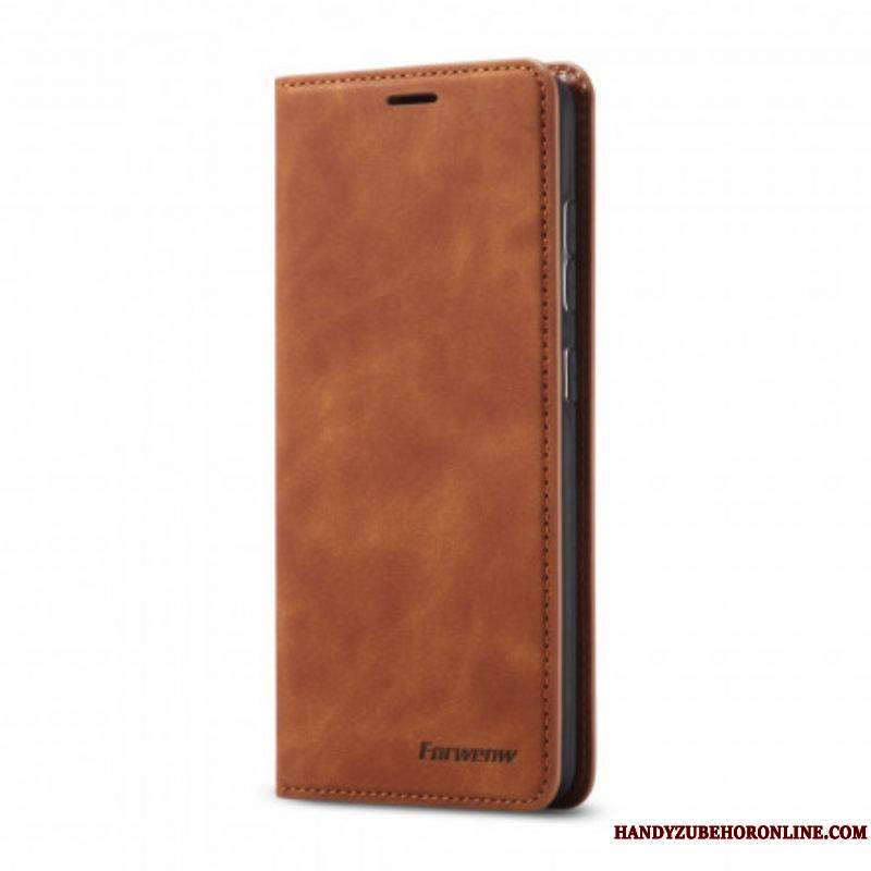 Flip Cover Samsung Galaxy S21 Plus 5G Effet Cuir FORWENW