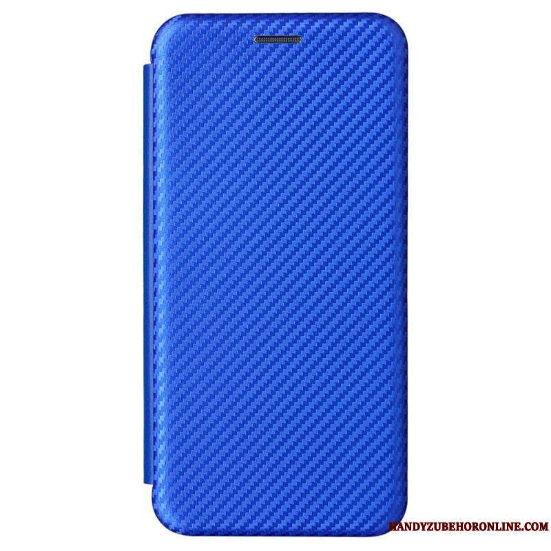 Flip Cover Samsung Galaxy S22 5G Fibre Carbone