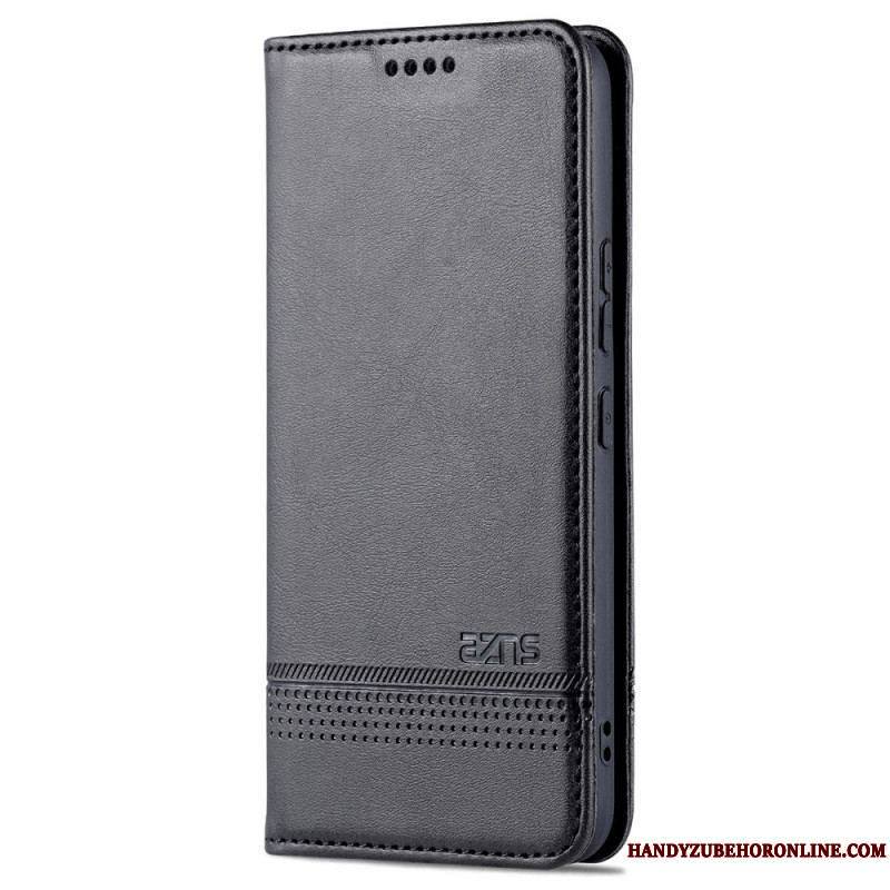 Flip Cover Samsung Galaxy S22 5G Style Cuir AZNS