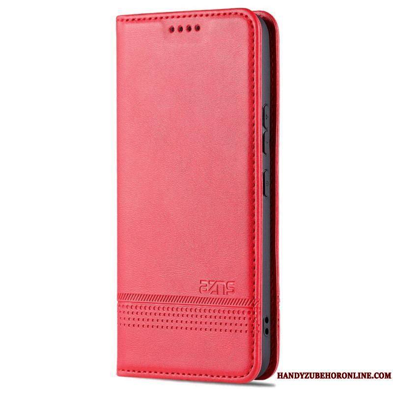 Flip Cover Samsung Galaxy S22 5G Style Cuir AZNS