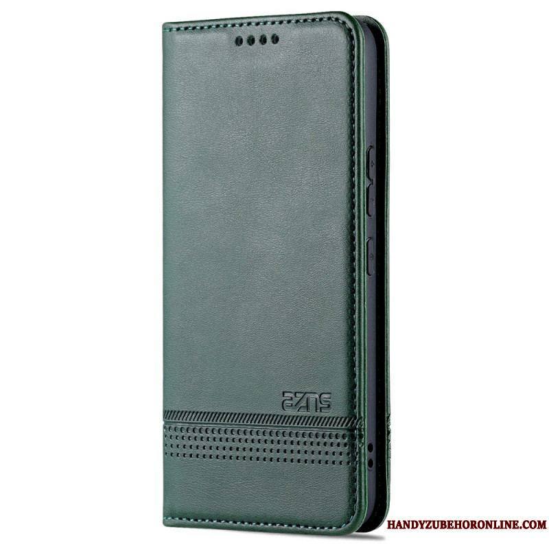 Flip Cover Samsung Galaxy S22 5G Style Cuir AZNS