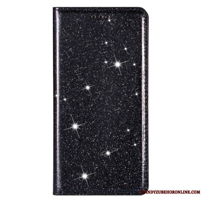 Flip Cover Samsung Galaxy S22 5G Style Paillettes