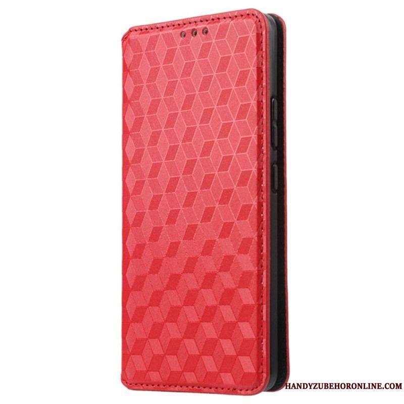 Flip Cover Samsung Galaxy S23 5G Motif 3D