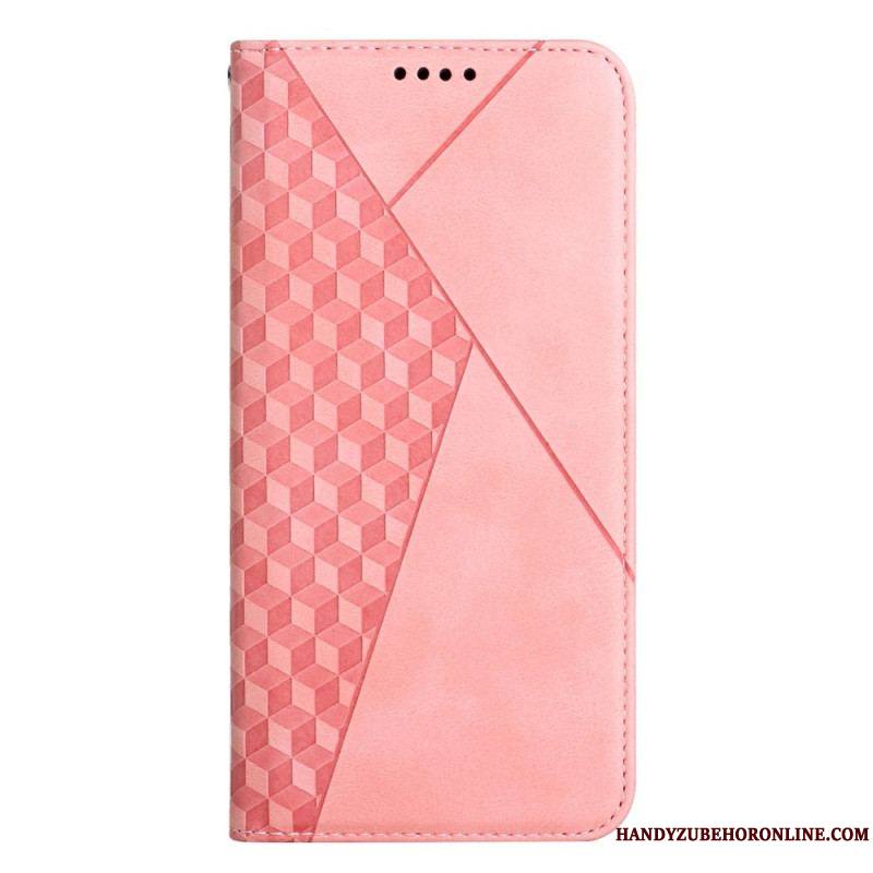 Flip Cover Samsung Galaxy S23 5G Style Cuir Motif 3D