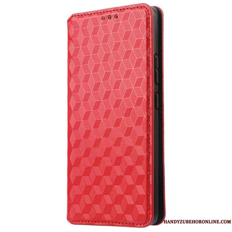 Flip Cover Samsung Galaxy S23 Ultra 5G Motif 3D