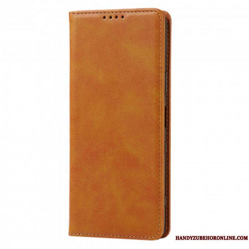 Flip Cover Sony Xperia 1 III Cuir Véritable Classique