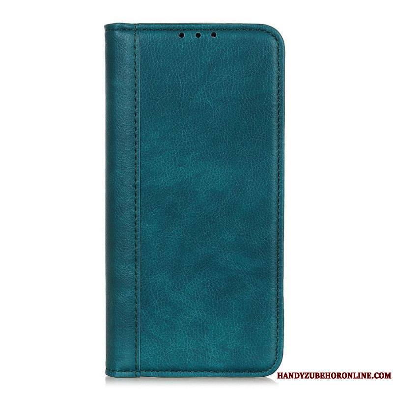 Flip Cover Sony Xperia 1 IV Cuir Fendu Classique