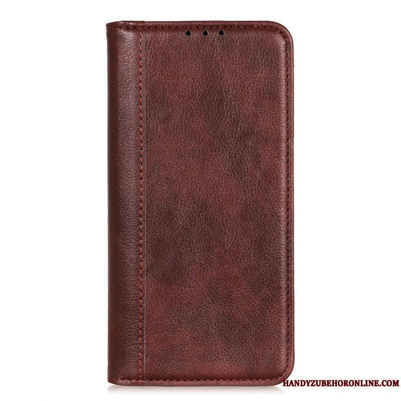 Flip Cover Sony Xperia 1 IV Cuir Fendu Classique