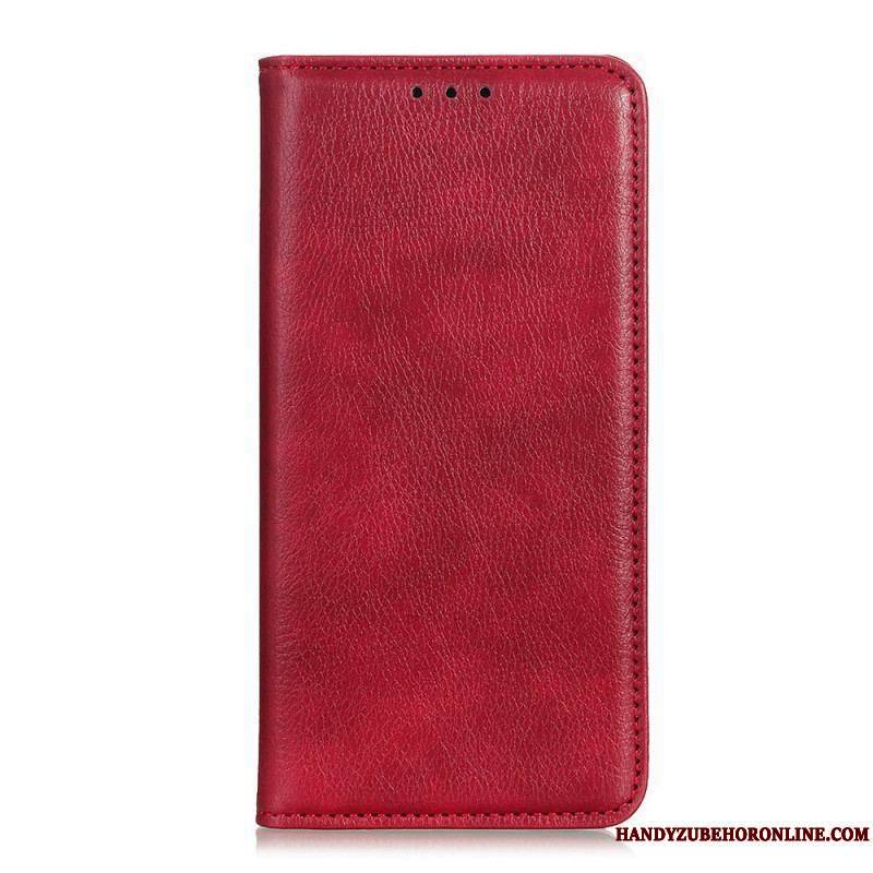 Flip Cover Sony Xperia 10 IV Cuir Fendu Litchi