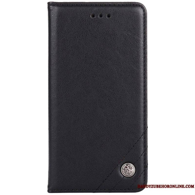 Flip Cover Sony Xperia 10 IV Simili Cuir Rivet Décoratif