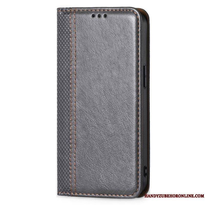 Flip Cover Sony Xperia 10 IV Simili Cuir Vintage