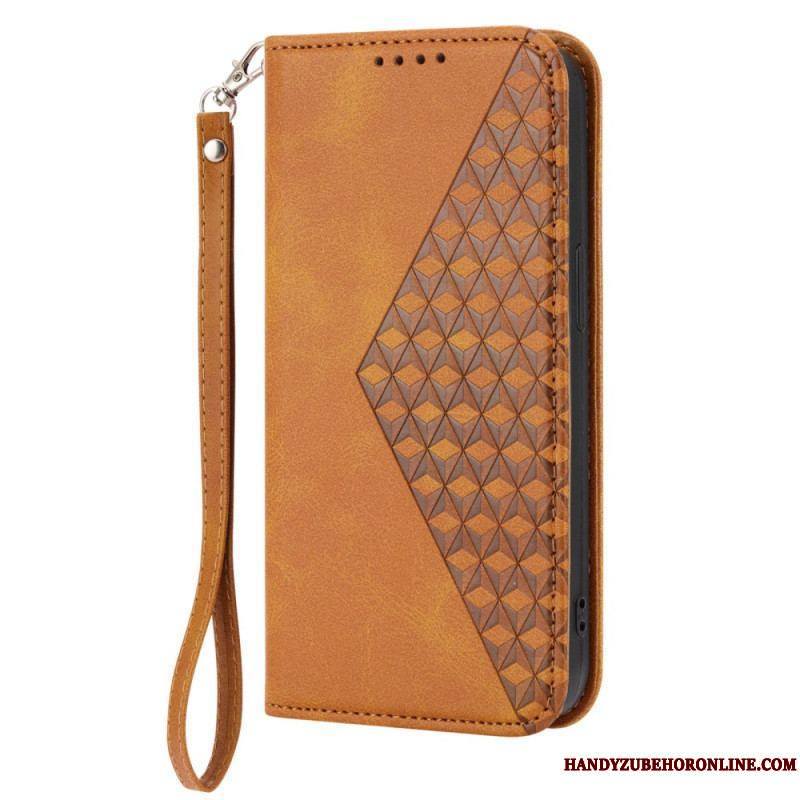 Flip Cover Sony Xperia 10 IV Style Cuir Motif 3D avec Lanière