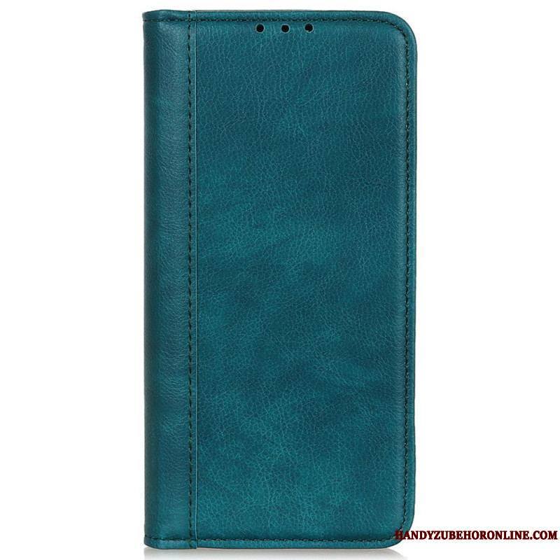 Flip Cover Sony Xperia Pro-I Cuir Litchi Fendu Élégance