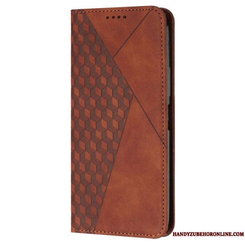 Flip Cover Xiaomi 13 Style Cuir Motif 3D